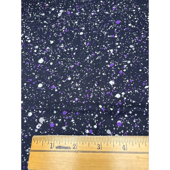 Joann Purple White Splatter Cotton Fabric 24"x44" Crafts Sewing Projects - Picture 7 of 12